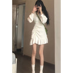 Robe française douce et délicate