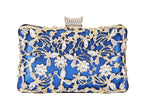 Pochette de Soirée Élegante Strass Femme Luxe Marque Fête Chaîne Sac Bandoulière