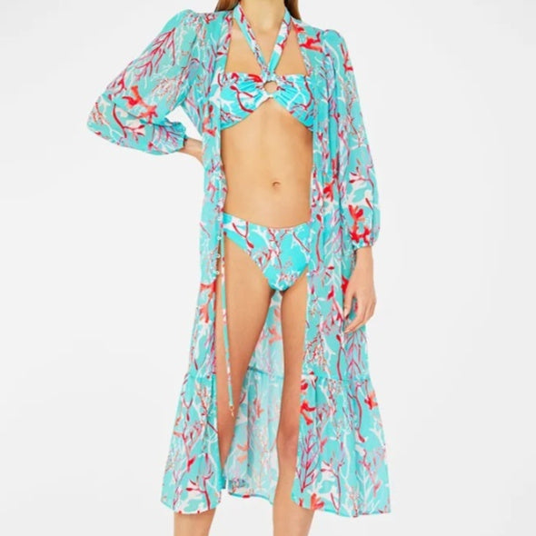 Maillot de bain bikini floral slim pour femmes