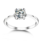 Bagues de mariage personnalisées en zircon de couple