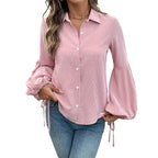 Chemise élégante à rayures pour femme