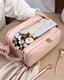 Trousse de Maquillage de Voyage pour Femmes, Organisateur de Cosmétiques Grande Capacité avec Large Ouverture, Trousse de Toilette Étanche et Portable pour un Accès Facile