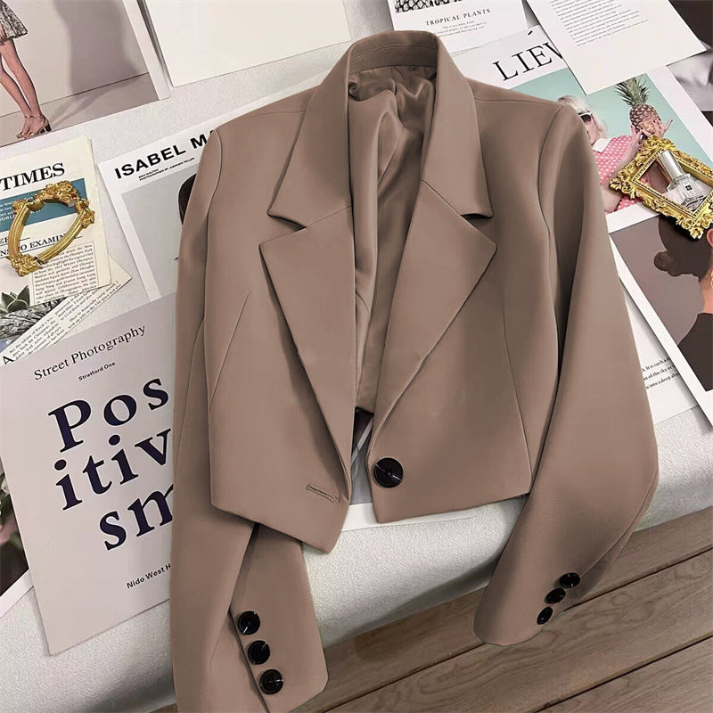Blazer chic style navette pour femmes petites
