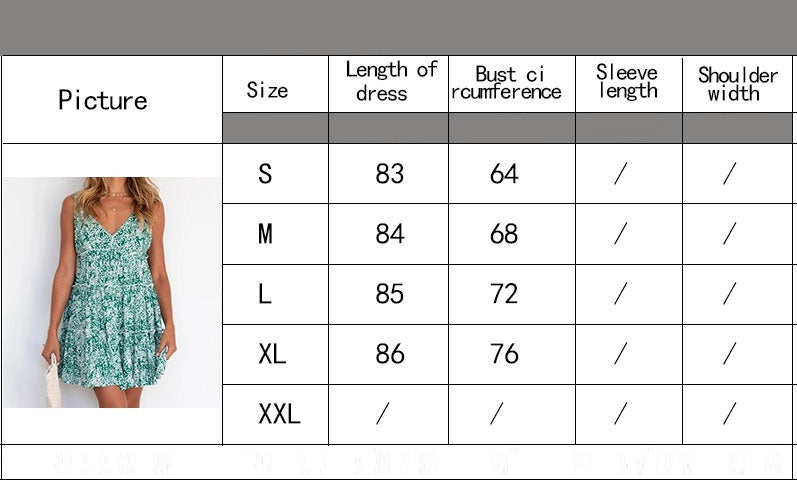 Robe Trapèze sans Dos Imprimé Feuilles Manches Tendance