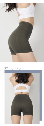 Shorts de yoga fitness moulants pour femmes
