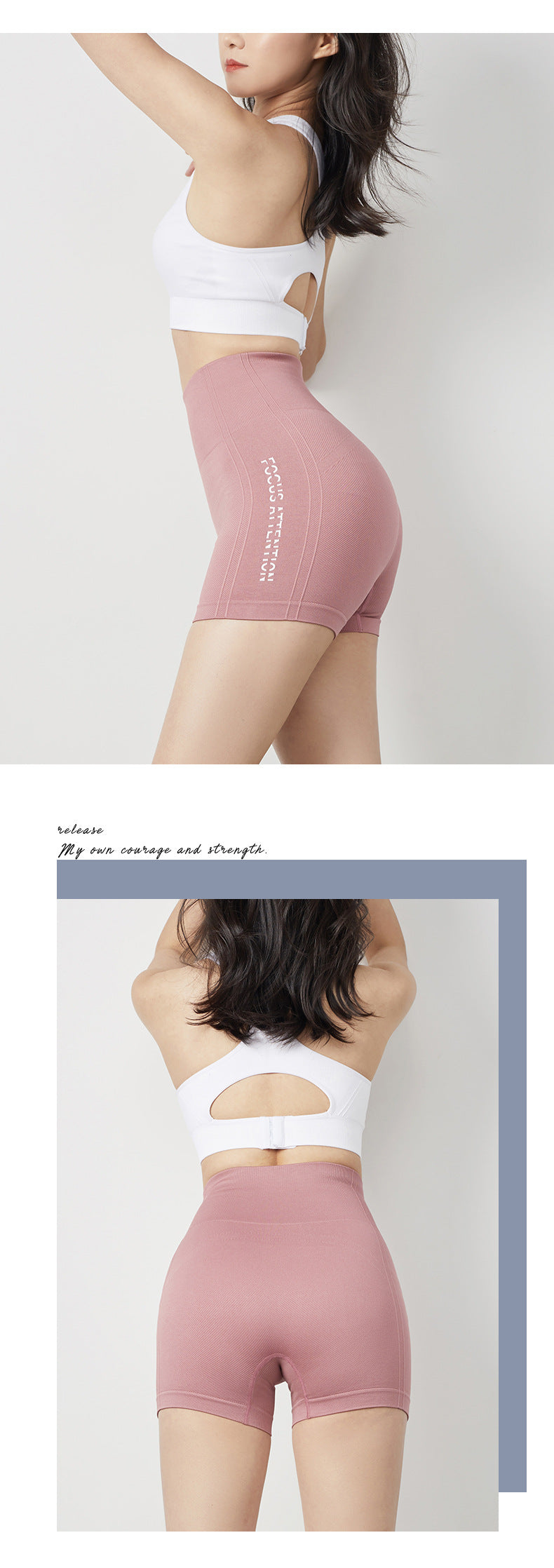 Shorts de yoga fitness moulants pour femmes