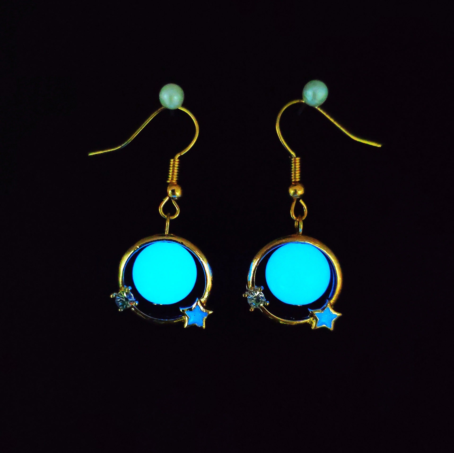 Stars And Moon Temperament Alloy Ear Jewelry Women