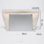 Trousse de voyage en toile de coton pour maquillage