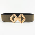 Décoration de joint de taille large pour femme avec ceinture élastique