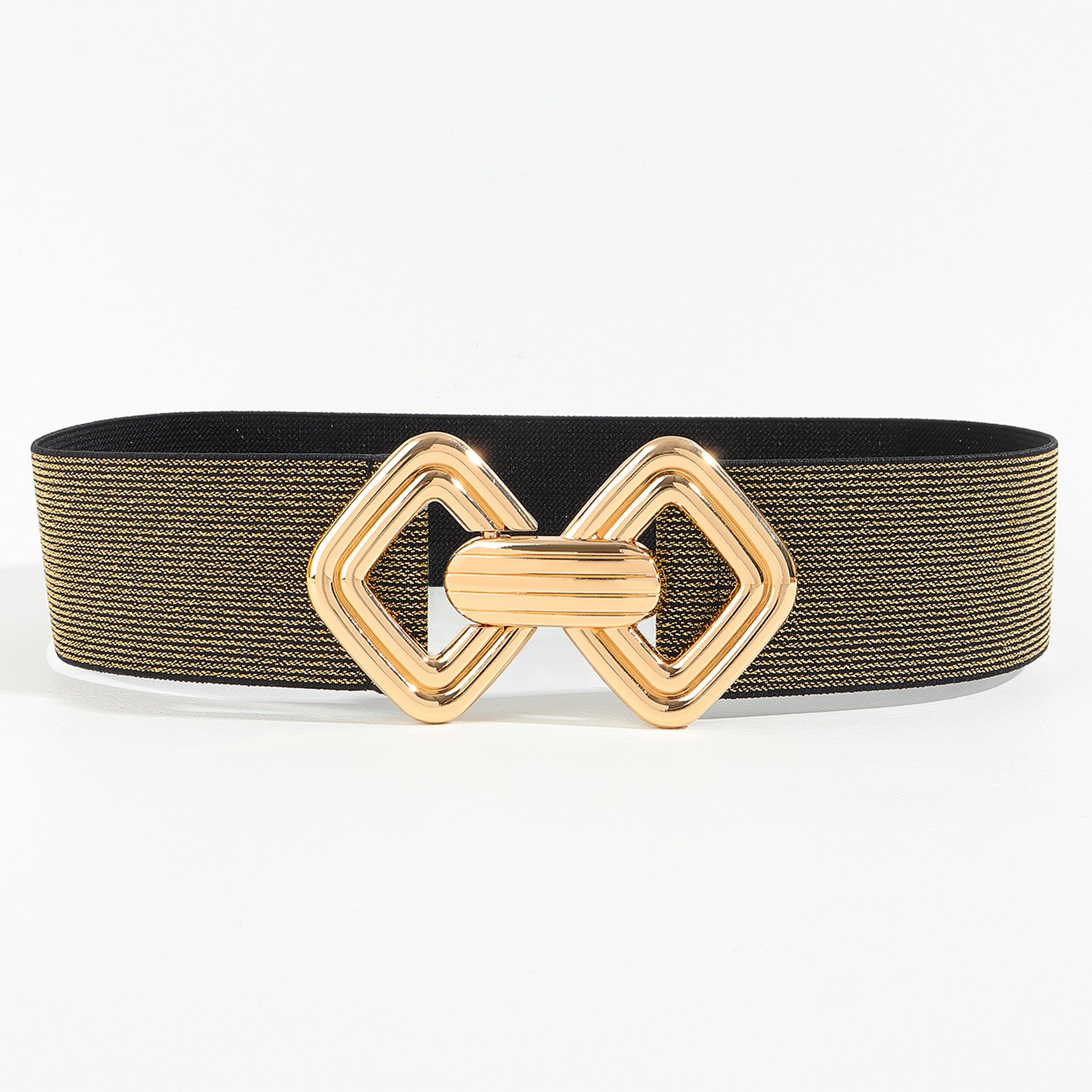 Décoration de joint de taille large pour femme avec ceinture élastique
