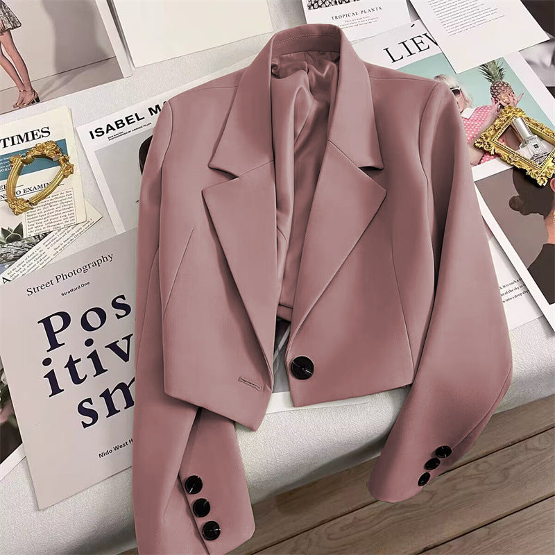 Blazer chic style navette pour femmes petites