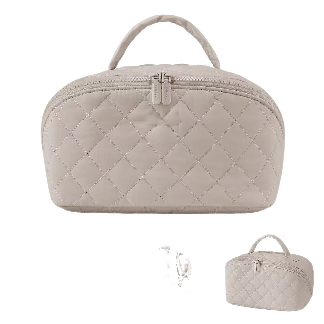 Trousse de maquillage portable grande capacité pour femme