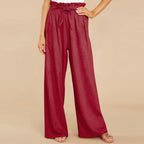 Pantalon ample et décontracté grande taille pour femmes