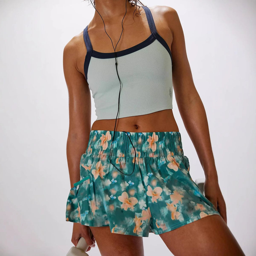 Shorts larges imprimés tendance pour femmes
