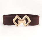 Décoration de joint de taille large pour femme avec ceinture élastique