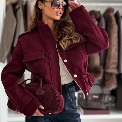 Vestes courtes pour femmes européennes et américaines