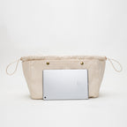 Trousse de voyage en toile de coton pour maquillage