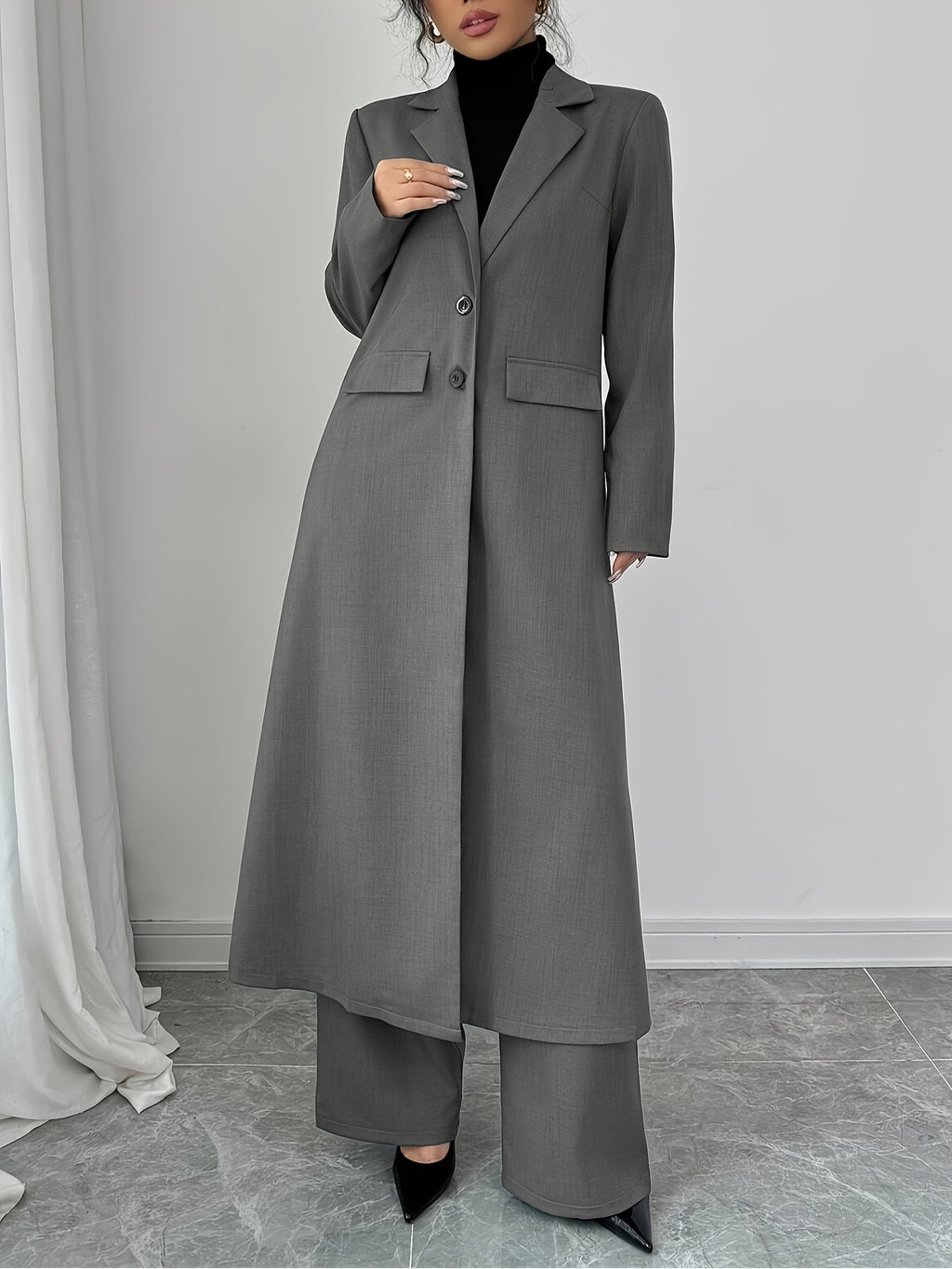 Ensemble deux pièces pantalon élégant et gracieux
