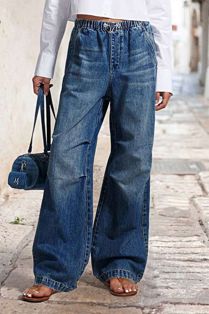Jeans amples pour femmes de style européen et américain