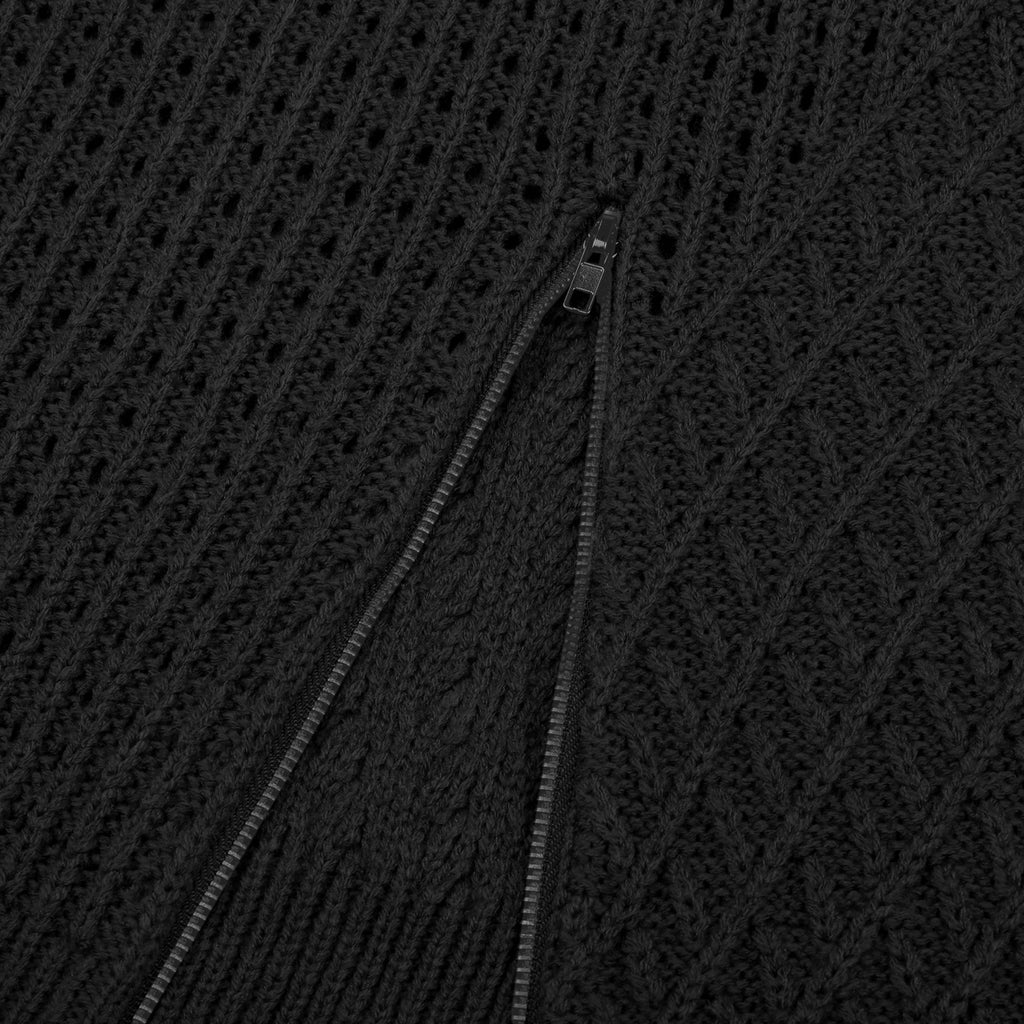 Pull ras du cou à manches longues ajouré en tricot pour femme, coupe ample, hiver