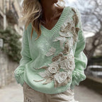 Pull doux décontracté pour femme