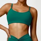 Soutien-gorge de yoga sans couture dos nu pour femme