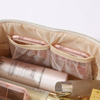 Trousse de Maquillage en PU Portable Grande Capacité