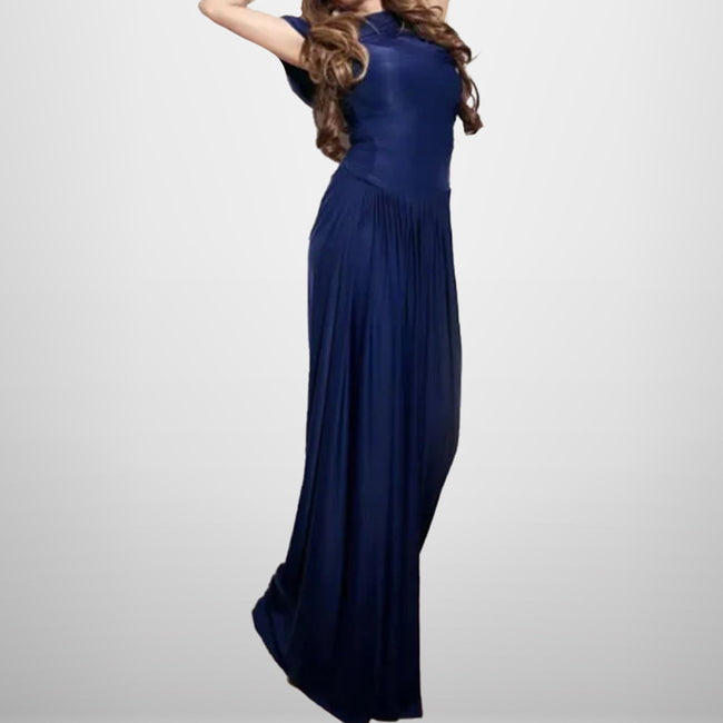 Robe plissée élégante et flatteuse pour femme Main Image