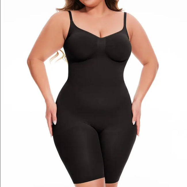 Dropship Gainant amincissant de maternité sans coutures pour femme, modelant le ventre, mi-cuisse, amincissant le corps, contrôle du ventre Hover Image