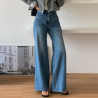 Retro High Waist Slimming Jeans Women