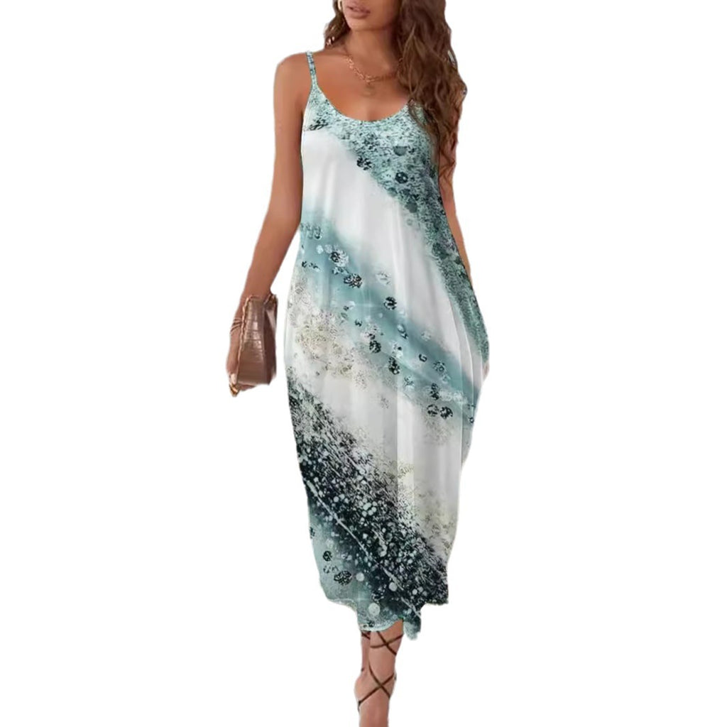 Robe ample à imprimé pour femme