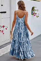 Robe à bretelles Tie-dye