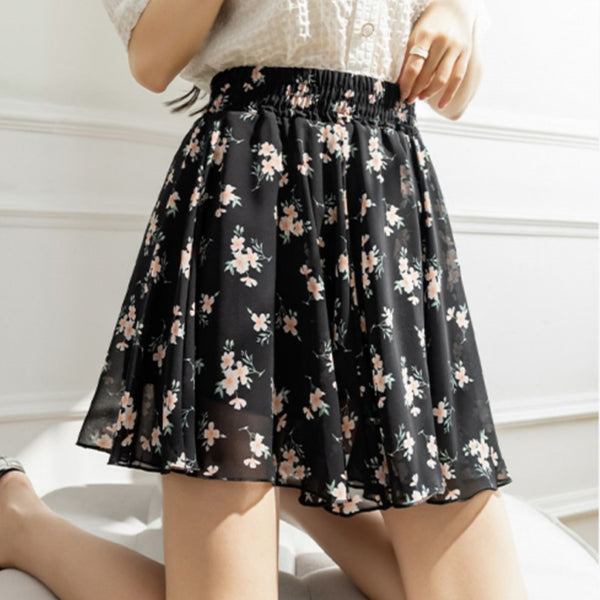 Robe d'été florale en mousseline pour enfants grandes tailles