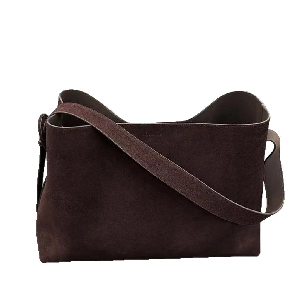 Nouveau sac fourre-tout avancé en cuir mat pour femme