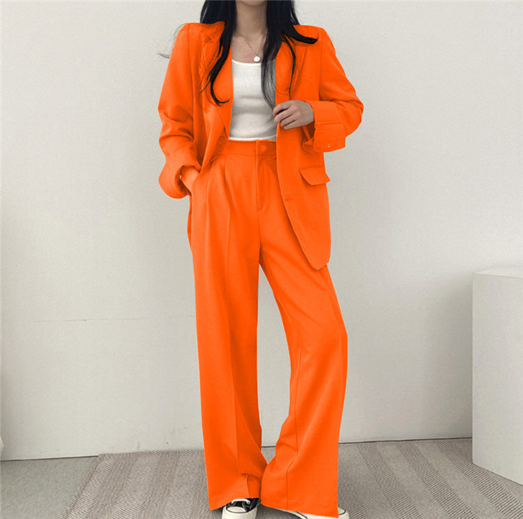 Ensemble tailleur décontracté style coréen pour femme