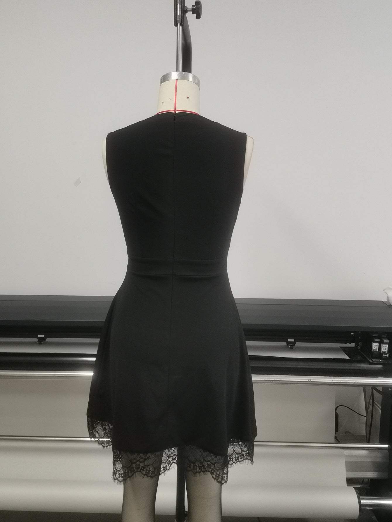 Robe simple sans manches décontractée pour femme