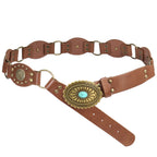 Ceinture creuse rétro européenne style artistique