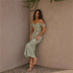 Robe sans manches à bretelles pour femme