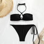 Maillot de bain bikini bandeau pour femme