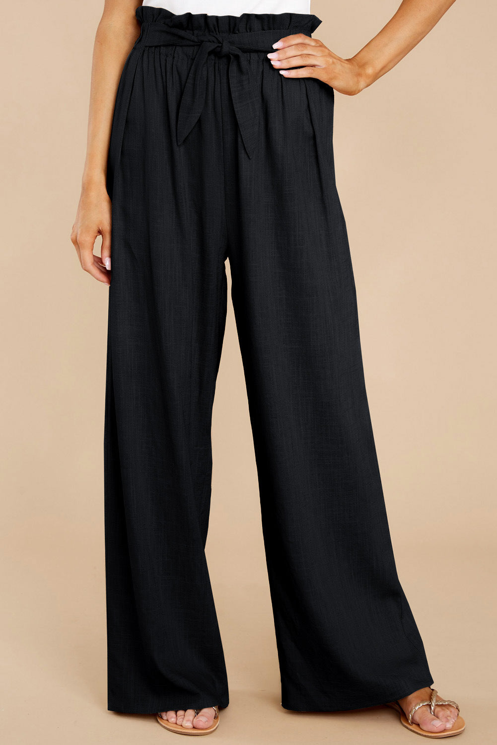 Pantalon ample et décontracté grande taille pour femmes