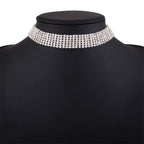 Collier Collier Fille Tendance Collier En Strass Complet Collier En Alliage