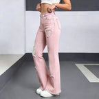 Jeans en jean décontractés et élégants pour femme