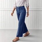 Jeans en jean droits de haute qualité pour femmes