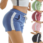 Shorts de sport d'été Femme Cyclisme Gym Course Cordon de serrage Entraînement