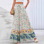 Robe longue bohème multicolore imprimée Sweet