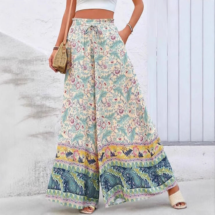Robe longue bohème multicolore imprimée Sweet