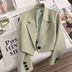 Blazer chic style navette pour femmes petites