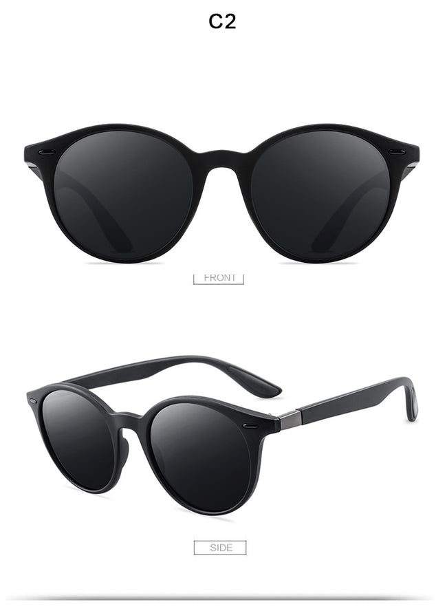 P26 Lunettes de soleil polarisées Rondes Homme Conducteur Conduite Main Image
