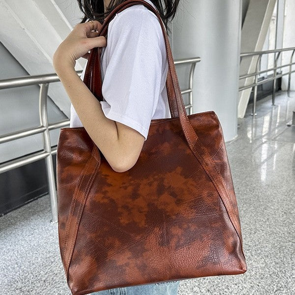 Grand sac fourre-tout de grande capacité pour femmes d'âge mûr
