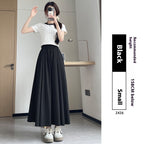 Robe Plissée Amincissante Taille Haute Évasée d'Été